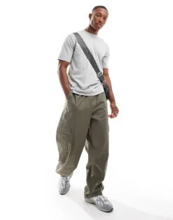 Brave Soul Relaxed T-shirt In Light Grey For Men