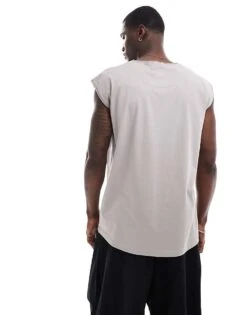 Brave Soul Raw Edge Vest In Dusty Purple For Men -Soul Brave Shop 205562996 3