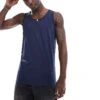 Brave Soul Classic Vest In Navy For Men -Soul Brave Shop 205563298 1 navy