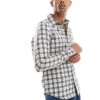Brave Soul Check Shirt In White & Black For Men -Soul Brave Shop 206483082 1 white