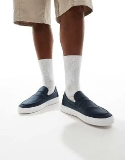 Brave Soul Slip-on Loafer In Navy For Men